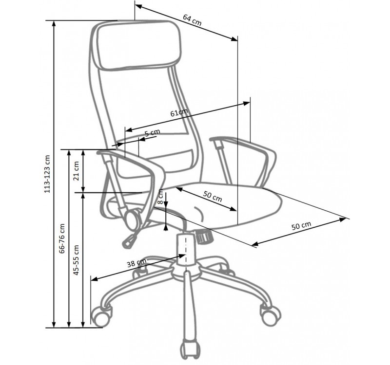 ZOOM office chair DIOMMI V-CH-ZOOM-FOT