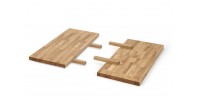 APEX & RADUS extension solid wood - 85/40 cm DIOMMI V-PL-APEX&RADUS-PRZEDLUZKA_85X40-D.LITE