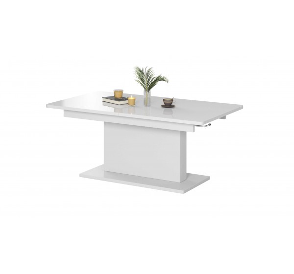 BUSETTI, c.table, white mat DIOMMI V-PL-BUSETTI-LAW-BIAŁY