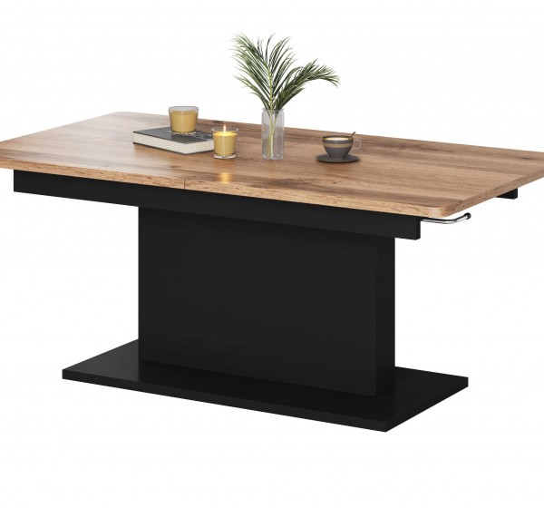 BUSETTI, c.table, wotan oak / black mat DIOMMI V-PL-BUSETTI-LAW-DĄB WOTAN/CZARNY