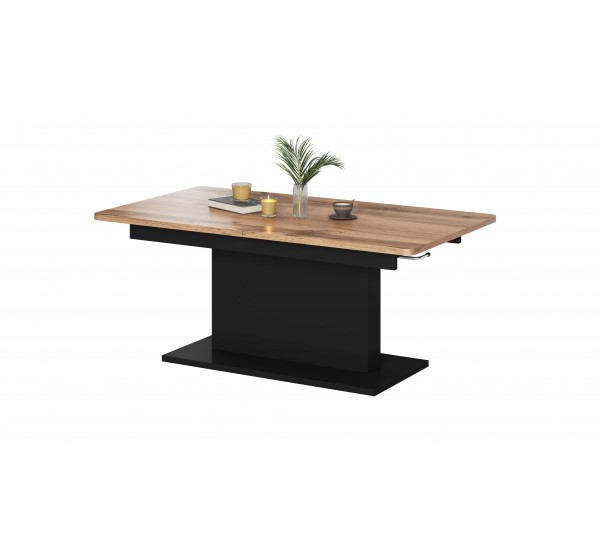 BUSETTI, c.table, wotan oak / black mat DIOMMI V-PL-BUSETTI-LAW-DĄB WOTAN/CZARNY