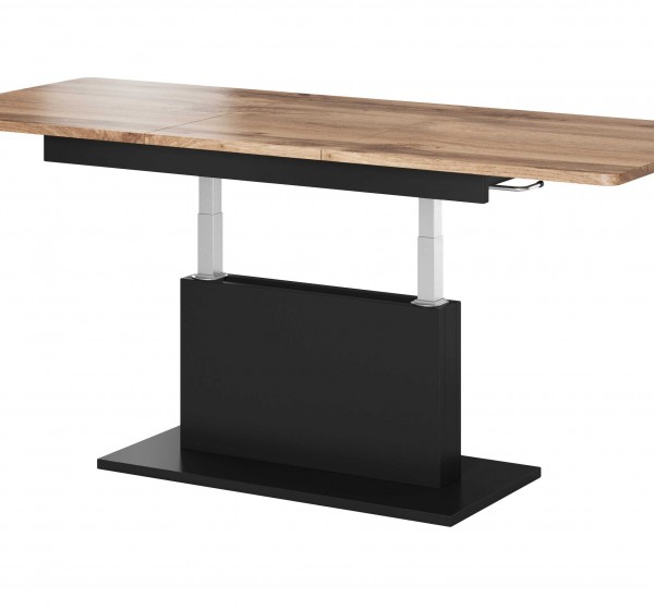 BUSETTI, c.table, wotan oak / black mat DIOMMI V-PL-BUSETTI-LAW-DĄB WOTAN/CZARNY