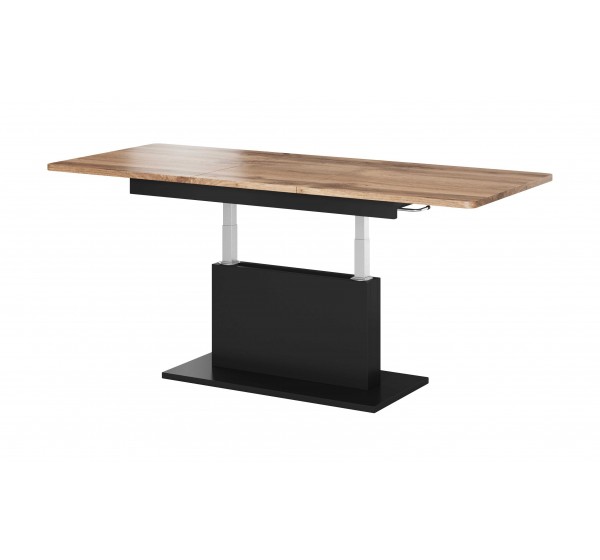 BUSETTI, c.table, wotan oak / black mat DIOMMI V-PL-BUSETTI-LAW-DĄB WOTAN/CZARNY