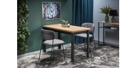 COBALT table, color: wotan oak/black DIOMMI V-PL-COBALT-ST