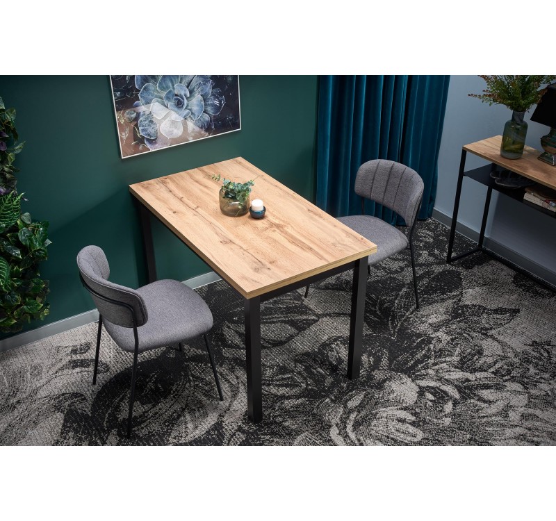 COBALT table, color: wotan oak/black DIOMMI V-PL-COBALT-ST