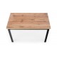 COBALT table, color: wotan oak/black DIOMMI V-PL-COBALT-ST
