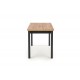 COBALT table, color: wotan oak/black DIOMMI V-PL-COBALT-ST