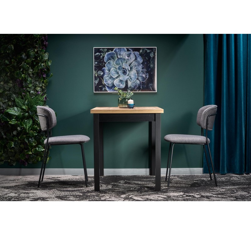 COBALT table, color: wotan oak/black DIOMMI V-PL-COBALT-ST