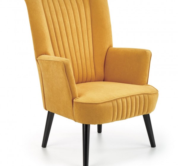 DELGADO chair color: mustard DIOMMI V-PL-DELGADO-FOT-MUSZTARDOWY