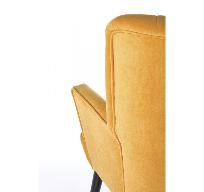 DELGADO chair color: mustard DIOMMI V-PL-DELGADO-FOT-MUSZTARDOWY