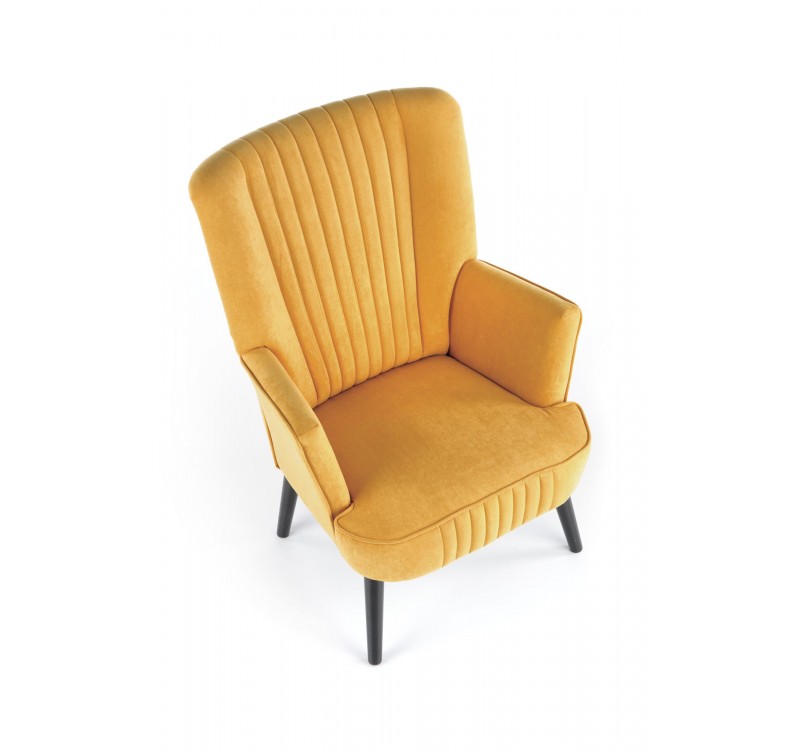 DELGADO chair color: mustard DIOMMI V-PL-DELGADO-FOT-MUSZTARDOWY