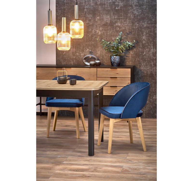 FLORIAN table artisan oak/black DIOMMI V-PL-FLORIAN-ST-ARTISAN/CZARNY