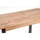 GINO table votan oak/black DIOMMI V-PL-GINO-ST-WOTAN/CZARNY