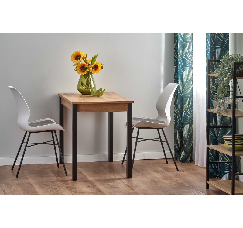GINO table votan oak/black DIOMMI V-PL-GINO-ST-WOTAN/CZARNY