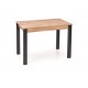 GINO table votan oak/black DIOMMI V-PL-GINO-ST-WOTAN/CZARNY