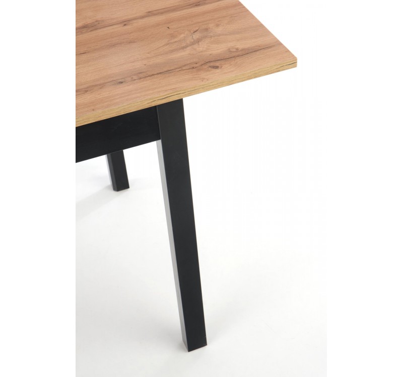 GREG table, color: wotan oak/black DIOMMI V-PL-GREG-ST