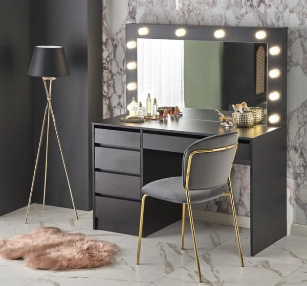 HOLLYWOOD color: black DIOMMI V-PL-HOLLYWOOD_XL-TOALETKA-CZARNY