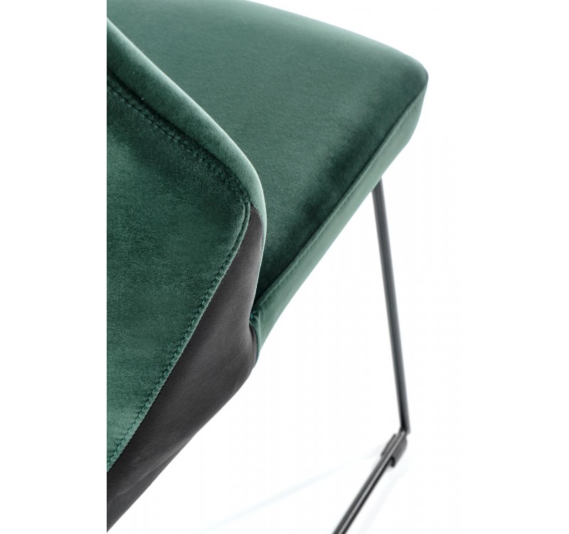K485 chair dark green DIOMMI V-PL-K/485-KR-C.ZIELONY
