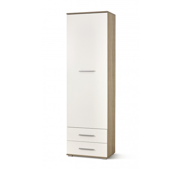 LIMA REG1, color: sonoma oak / white DIOMMI V-PL-LIMA-REG1-BIAŁY/SONOMA