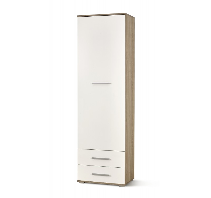LIMA REG1, color: sonoma oak / white DIOMMI V-PL-LIMA-REG1-BIAŁY/SONOMA