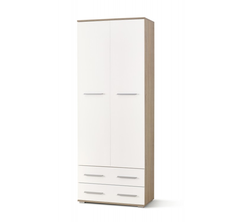 LIMA REG2, color: sonoma oak / white DIOMMI V-PL-LIMA-REG2-BIAŁY/SONOMA