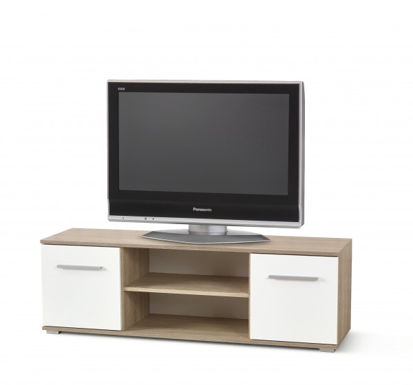 LIMA RTV1, color: sonoma oak / white DIOMMI V-PL-LIMA-RTV1-BIAŁY/SONOMA