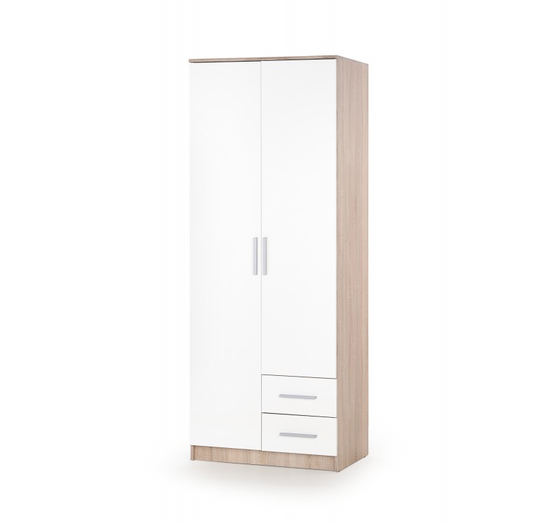 LIMA S-2, color: white / sonoma oak DIOMMI V-PL-LIMA-S2-BIAŁY/SONOMA