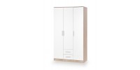 LIMA S-3, color: white / sonoma oak DIOMMI V-PL-LIMA-S3-BIAŁY/SONOMA