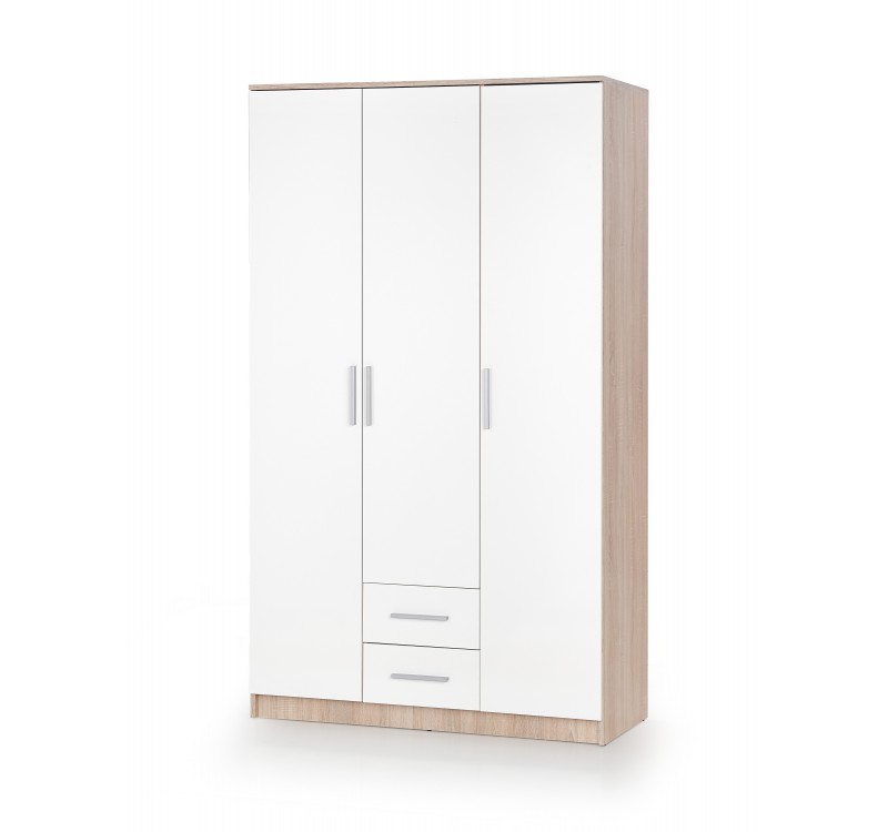 LIMA S-3, color: white / sonoma oak DIOMMI V-PL-LIMA-S3-BIAŁY/SONOMA