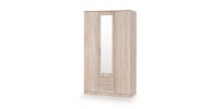 LIMA S-3, color: sonoma oak / mirror DIOMMI V-PL-LIMA-S3-SONOMA/LUSTRO