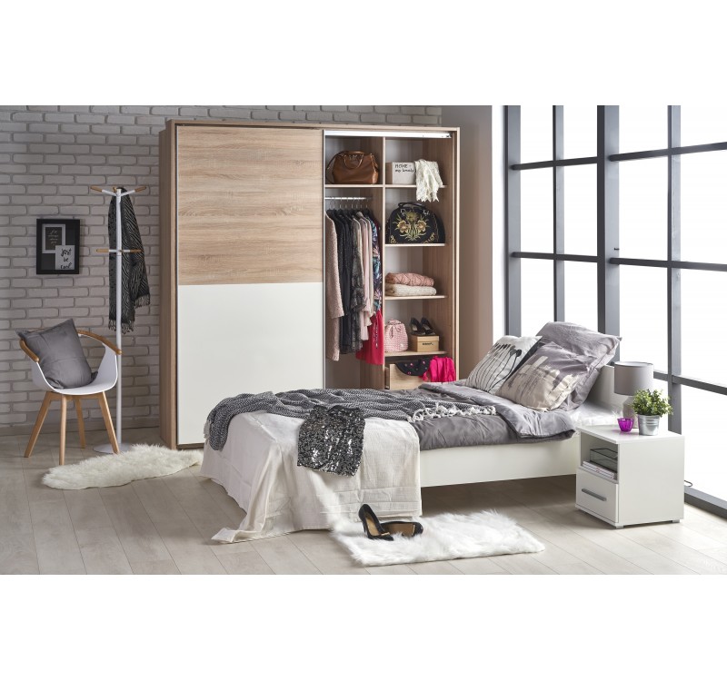 LIMA SN-1 night stand, color: white DIOMMI V-PL-LIMA-SN1-BIAŁY