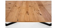 MASSIVE extension table, color: light oak / black DIOMMI V-PL-MASSIVE-ST