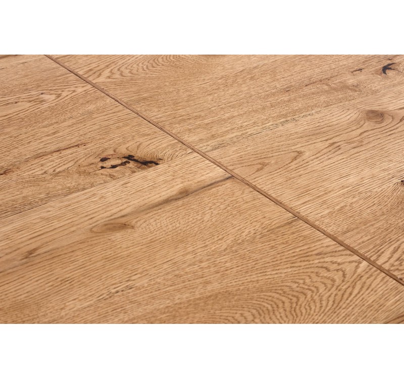 MASSIVE extension table, color: light oak / black DIOMMI V-PL-MASSIVE-ST