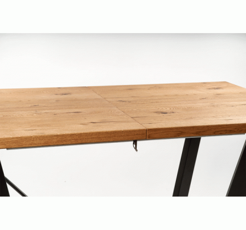 MASSIVE extension table, color: light oak / black DIOMMI V-PL-MASSIVE-ST