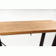 MASSIVE extension table, color: light oak / black DIOMMI V-PL-MASSIVE-ST