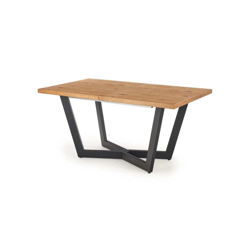 MASSIVE extension table, color: light oak / black DIOMMI V-PL-MASSIVE-ST