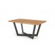 MASSIVE extension table, color: light oak / black DIOMMI V-PL-MASSIVE-ST