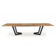 MASSIVE extension table, color: light oak / black DIOMMI V-PL-MASSIVE-ST