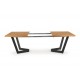 MASSIVE extension table, color: light oak / black DIOMMI V-PL-MASSIVE-ST