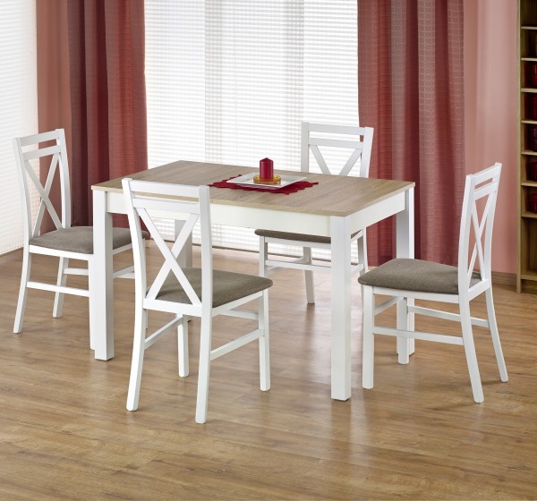MAURYCY table color: sonoma oak / white DIOMMI V-PL-MAURYCY-ST-SONOMA/BIAŁY