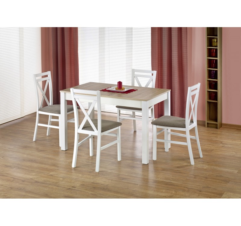 MAURYCY table color: sonoma oak / white DIOMMI V-PL-MAURYCY-ST-SONOMA/BIAŁY
