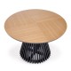 MIYAKI table natural oak, leg black DIOMMI V-PL-MIYAKI-ST