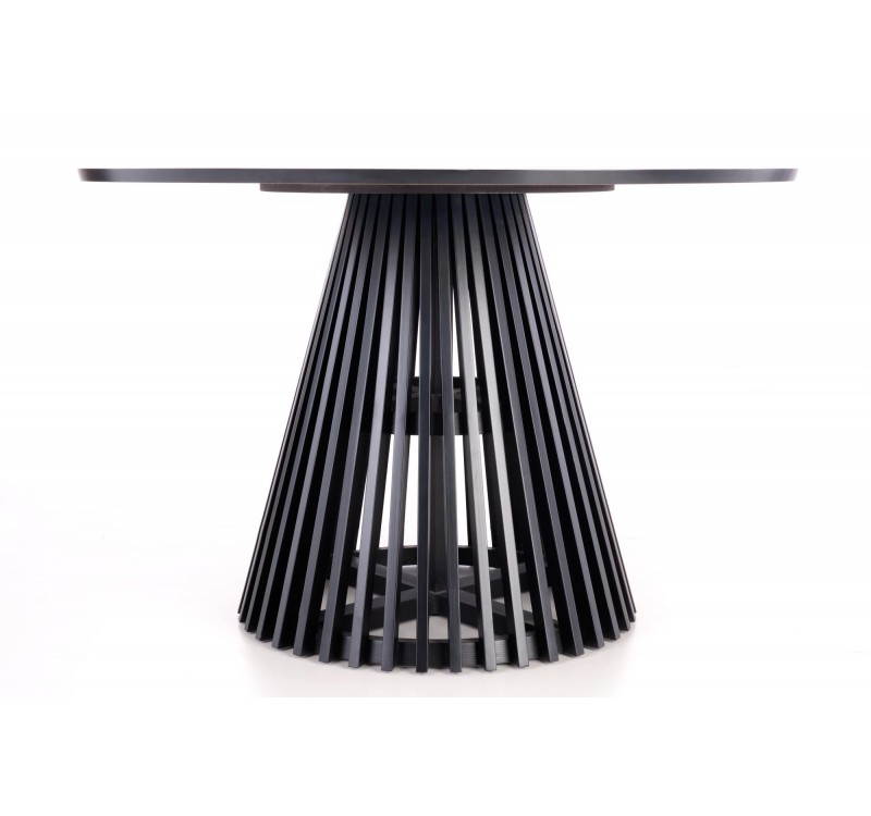 MIYAKI table natural oak, leg black DIOMMI V-PL-MIYAKI-ST