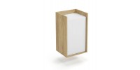 MOBIUS cabinet 1D color: hikora oak/white DIOMMI V-PL-MOBIUS-SZAFKA_1D-BIEL