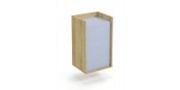 MOBIUS cabinet 1D color: hikora oak/light blue DIOMMI V-PL-MOBIUS-SZAFKA_1D-NIEBIESKI