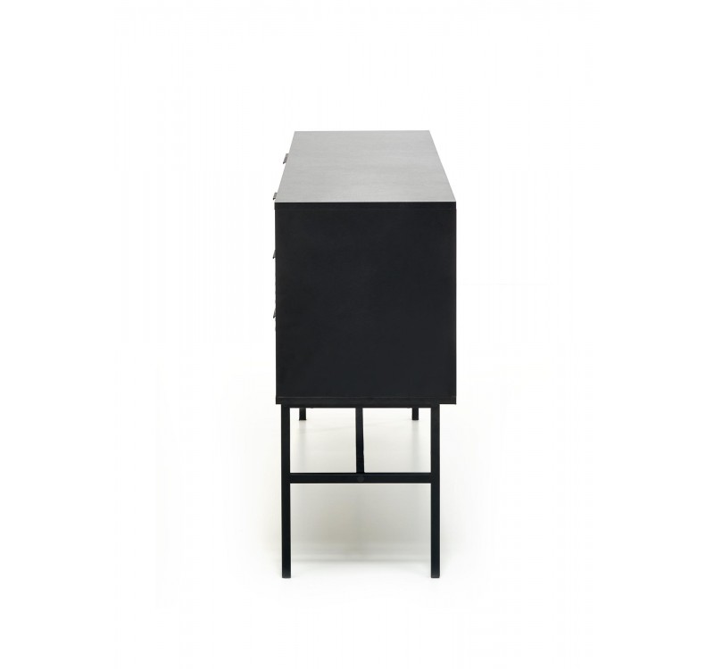 MURANO KM-1 chest, color: artisan oak/black DIOMMI V-PL-MURANO-KM-1