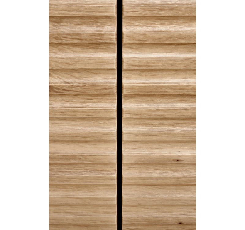 MURANO KM-1 chest, color: artisan oak/black DIOMMI V-PL-MURANO-KM-1