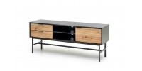 MURANO RTV-1 TV-stand, color: artisan oak/black DIOMMI V-PL-MURANO-RTV-1