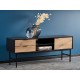 MURANO RTV-1 TV-stand, color: artisan oak/black DIOMMI V-PL-MURANO-RTV-1