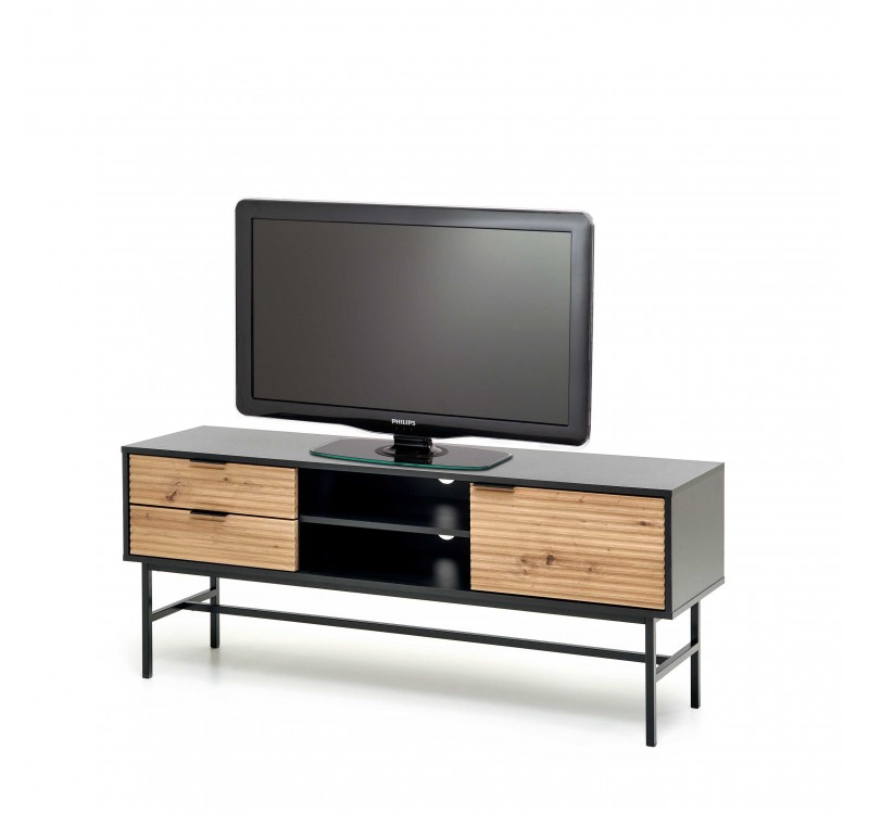 MURANO RTV-1 TV-stand, color: artisan oak/black DIOMMI V-PL-MURANO-RTV-1